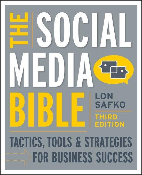 Social Media Bible 3rd 9781118269749 Lon Safko, Livres, Langue | Anglais, Envoi