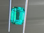 1 pcs Groen Smaragd - 3.73 ct - Gemological Institute of, Nieuw