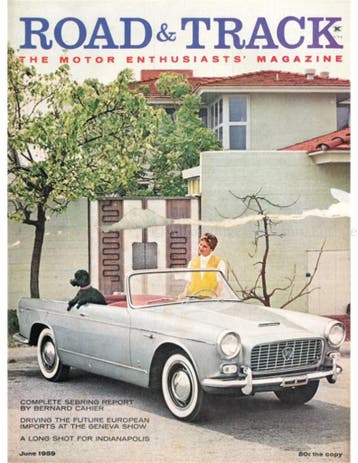 1959 ROAD AND TRACK MAGAZINE JUNI ENGELS, Nieuw
