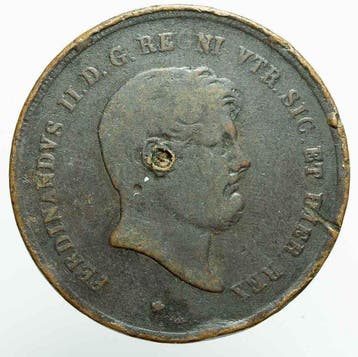 Italie, Royaume des deux Siciles Ferdinand II. 10 Tornesi