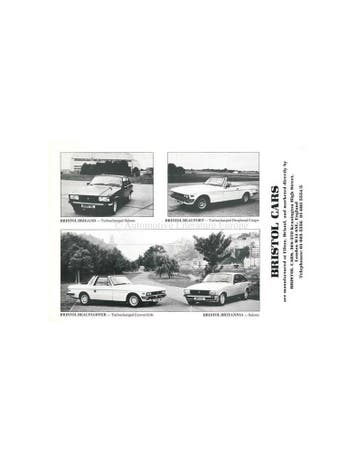 1987 BRISTOL PROGRAMMA BROCHURE ENGELS, Nieuw