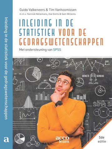 Inleiding in de statistiek voor gedragswetenschappen, Verzenden, Zo goed als nieuw, Guido Valkeneers