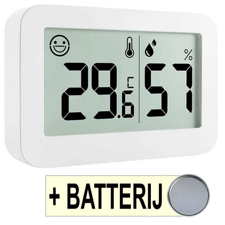 Fako Bijoux - Hygrometer Mini - Weerstation -, Huis en Inrichting, Woonaccessoires | Thermometers, Verzenden