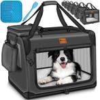 Reisbench hond - Draagtas hond - Transportbox - 83x58x58 cm-, Verzenden