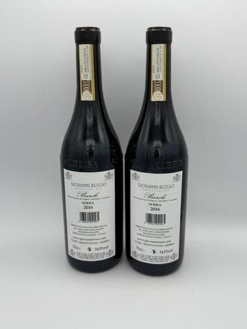 2016 Giovanni Rosso, Serra - Barolo - 2 Flessen (0.75 liter), Nieuw