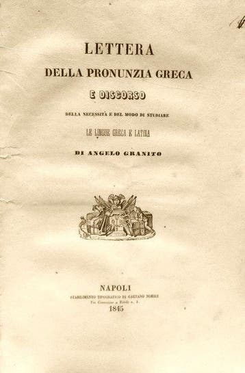 Gradenigo Giovanni, Granito Angelo, Giordano Giovanni. -