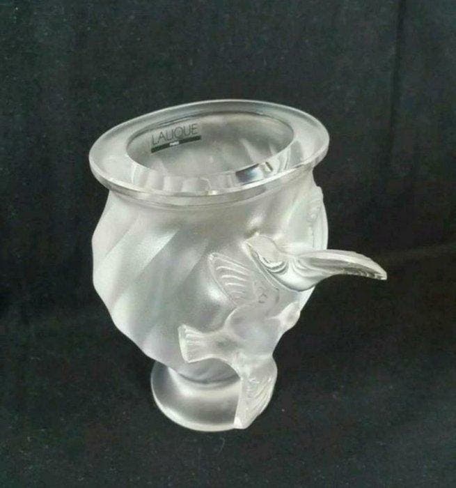 Lalique - Balustervaas - Rosine - Kristal - Rosine, Antiquités & Art, Antiquités | Verre & Cristal