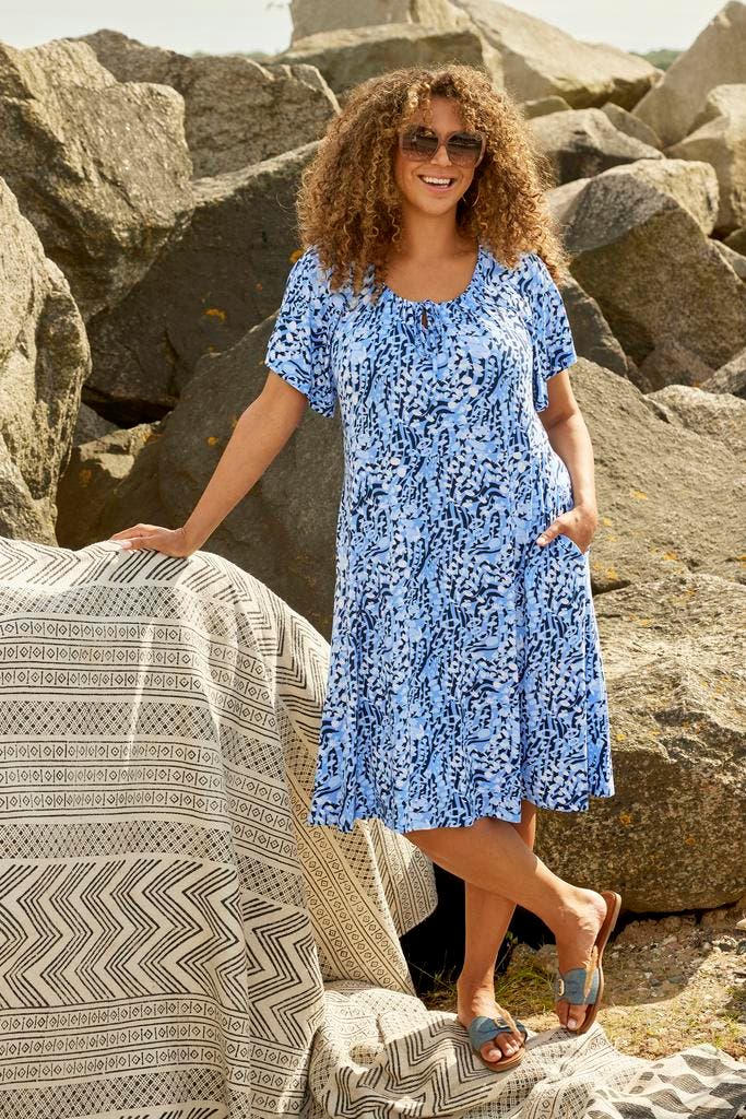 ZHENZI jurk Fien koord halsM=46-48Maat 46/48 (XL) of groter, Kleding | Dames, Jurken, Overige kleuren, Nieuw, Maat 46/48 (XL) of groter