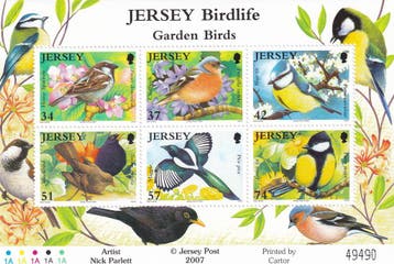 Jersey - 2007 - Vogels - Postfris, Verzenden
