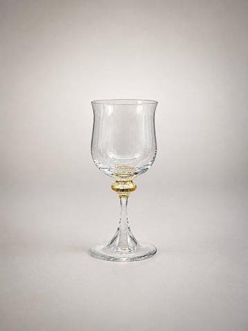 NASON MORETTI - Drinkset (8) - A/81 - Muranoglas, 24 kt goud