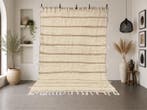 Tapis berbère blanc – Style Beni Ouarain - Tapis - 256 cm -, Antiquités & Art