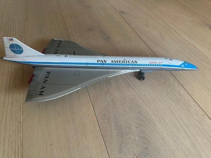 Daiya - Avion de tourisme (2) - Modellino Concorde, Antiquités & Art, Antiquités | Jouets
