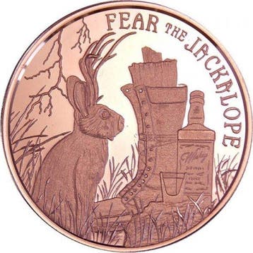 États-Unis. 5 x 1 oz Cryptid Creatures Fear the Jackalope