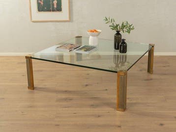 Peter Ghyczy - Salontafel - Glas, Messing, Antiek en Kunst