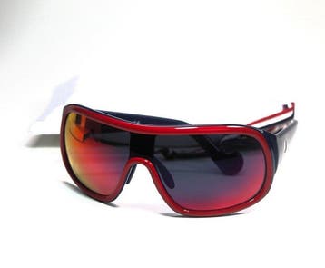 Moncler - Sonnenbrille ML0048 68C - blau, rot - Cat*3 -, Nieuw