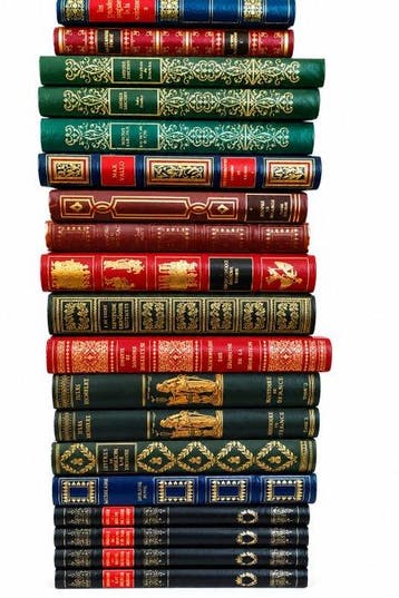 France - Lot de 10 livres reliés de prestige – Bibliothèque