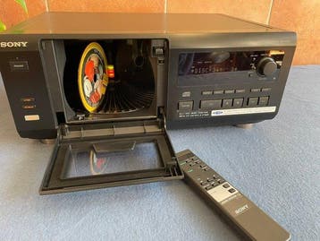 Sony - CDP-CX55 / 50+1 Multi-Disc Carousel Cd-speler