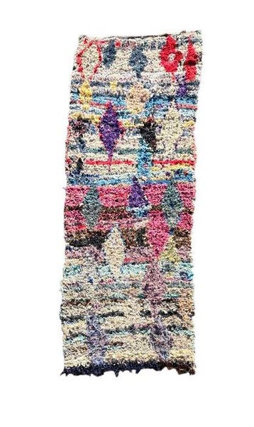 Tapis boucherouite berbère marocain vintage - Tapis - 240 cm, Maison & Meubles, Ameublement | Tapis & Moquettes