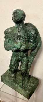 Sandro Chia (1946) - Sculpture, Corazon - 70 cm - Bronze