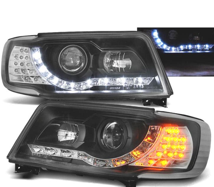 Phares Pour Audi 100 C4 90-94 Daylight Avec Clignotants Led, Autos : Pièces & Accessoires, Éclairage, Envoi