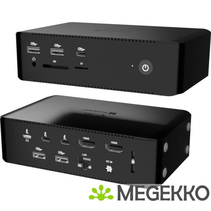 I-tec Thunderbolt5 Quattro Display Docking Station, 5x USB,, Computers en Software, Overige Computers en Software, Nieuw, Verzenden