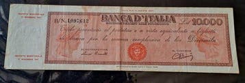 Italië. - 10 000 Lire - 1947 - Pick 87a (Zonder