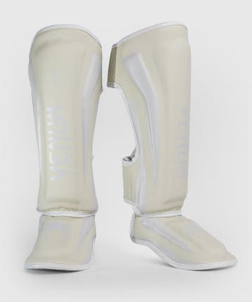 Venum Elite Kickboks Scheenbeschermer Wit Wit Venum Gear, Verzenden, Nieuw, Overige