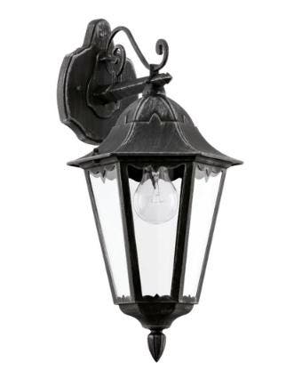 Eglo Buitenlicht Navedo hangend zwart zilver, Verzenden