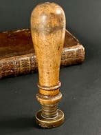 Administratie Messing, Hout Administratieve zegel -