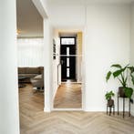 Stalen Binnendeur - Wit - 3 Vlaks - Helder glas, Minder dan 80 cm, Binnendeur, Nieuw, Metaal