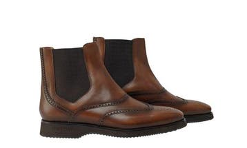 TESTONI - 8 UK - 42 IT - Chelsea Boot Shoes Antique Calf, Nieuw