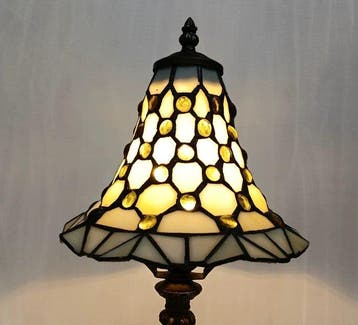 Tiffany style - Lampe de table - Vitrail