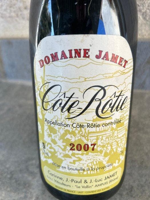 2007 Domaine Jamet Cote-Rotie - Côte Rotie Appellation, Verzamelen, Wijnen