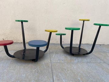 Plantentafel (2) - Metaal, Plastic, Antiek en Kunst