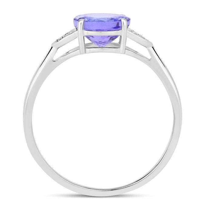 Zonder minimumprijs - Ring - 14 karaat Witgoud - 1.47ct. tw., Handtassen en Accessoires, Ringen