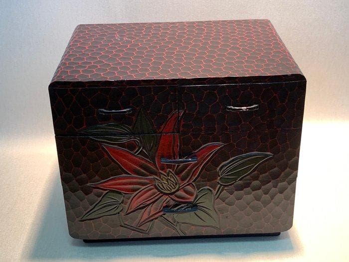 Naaidoos - Hout - Vintage naaidoos, Antiek en Kunst, Curiosa en Brocante