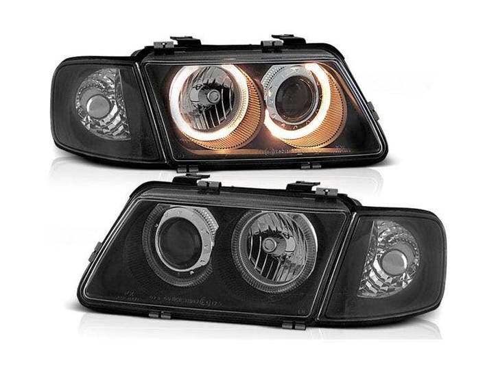 Angel Eyes koplamp units Black geschikt voor Audi A3 8L, Auto-onderdelen, Verlichting, Nieuw, Audi, Verzenden