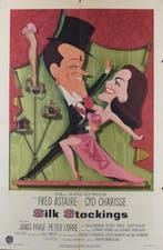 Silk Stockings Fred Astaire Original US One Sheet Poster, Nieuw