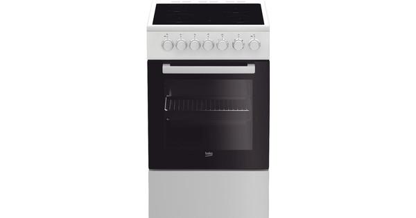 Beko Fsm57100gw - Keramisch fornuis - 50 cm breed -, Elektronische apparatuur, Fornuizen, Ophalen of Verzenden