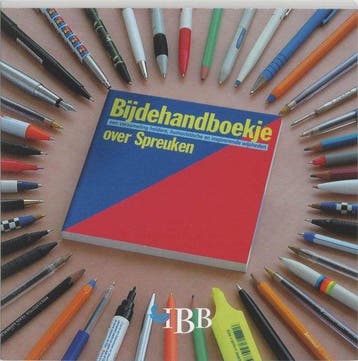 Bijdehandboekje Over Spreuken, Verzenden, Nieuw