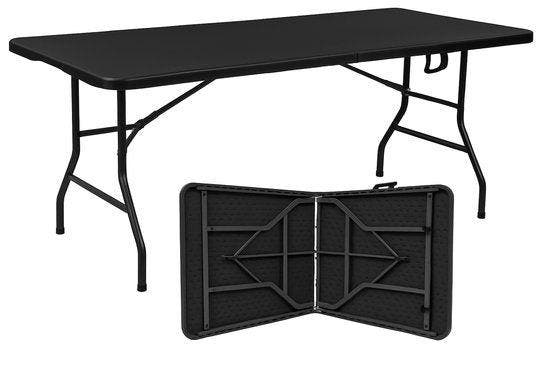 2dekans | Livista Klaptafel 180x70 cm - Stevig Inklapbare, Tuin en Terras, Tuintafels, Ophalen of Verzenden