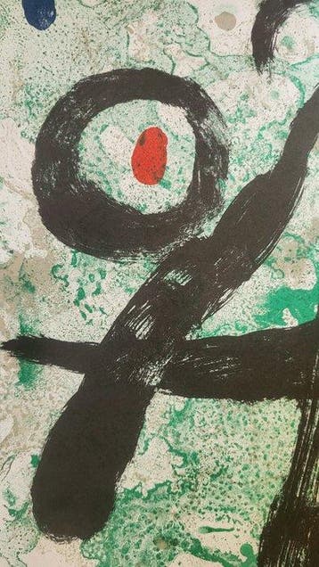 Joan Miro (1893-1983) - Lithographie Originale: “La Faune” -
