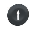 Capuchon De Bouton Poussoir Rond Harmony ZB Avec Symbole De, Verzenden