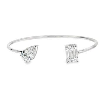 Armband - 14 karaat Witgoud - 5.01ct. tw. Diamant, Nieuw