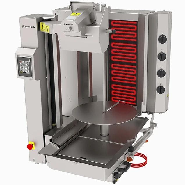 Robot Dönergrill | Elektrisch | 4 Elementen | 6.4kW (400V), Articles professionnels, Horeca | Équipement de cuisine, Envoi