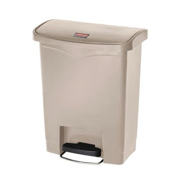 Pedaalemmer | Slim Jim | Kunststof (Beige) | 30L |, Verzenden, Nieuw in verpakking