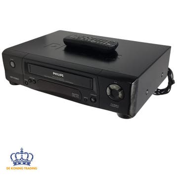 Philips VR510 | Videorecorder | VHS Speler | Videospeler, Audio, Tv en Foto, Videospelers, Verzenden, Gebruikt, VHS-speler of -recorder