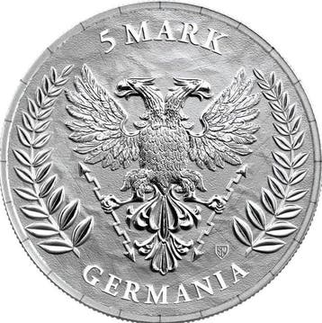 Duitsland. 5 Mark Germania 2026 – 1 oz Silver coin – Ag