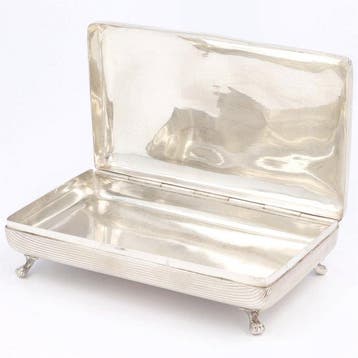 Ernst Gideon Bek (ca. 1900) - Lepeldoos - .830 zilver