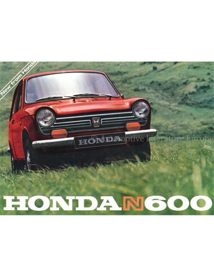 1967 HONDA N600 BROCHURE ENGELS, Livres, Autos | Brochures & Magazines